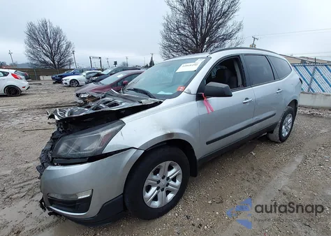 2015 Chevrolet Traverse Ls z USA, uszkodzony, nr VIN 1GNKRFED4FJ121704